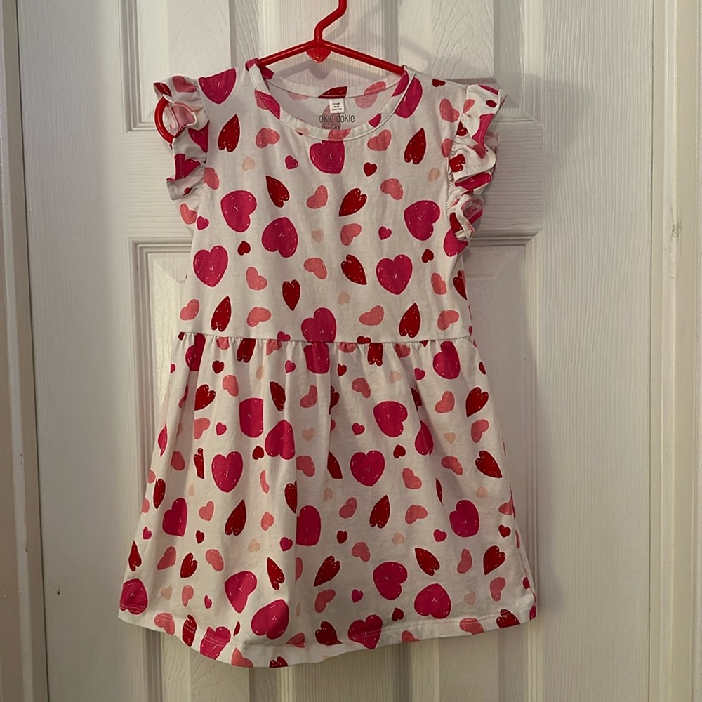 Okie Dokie 4T heart dress